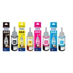 ORYGINALNE TUSZE EPSON 664 , KOMPLET TUSZY 664 DO DRUKAREK EPSON L100 L110 L120 L130 L132 L200 L210 L220 L300 L310 L312 L350 L355 L362 L364 L365 L366