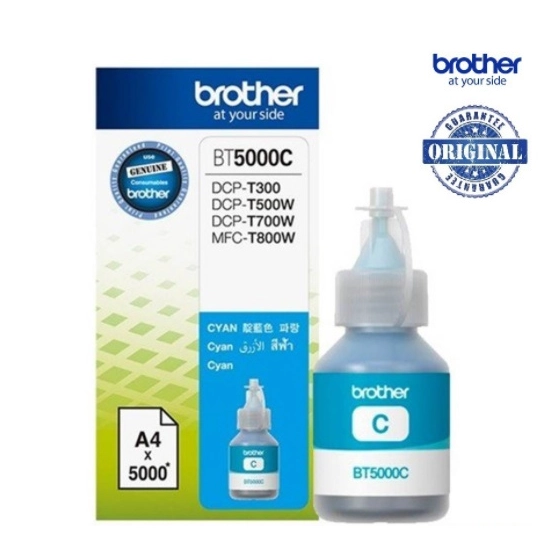 BT-5000C , BT5000C - ORYGINALNY TUSZ CYAN , INK , ATRAMENT DO DRUKAREK BROTHER DCP-T220 DCP-T300 DCP-T310 DCP-T420W DCP-T500W DCP-T510W DCP-T520W DCP-