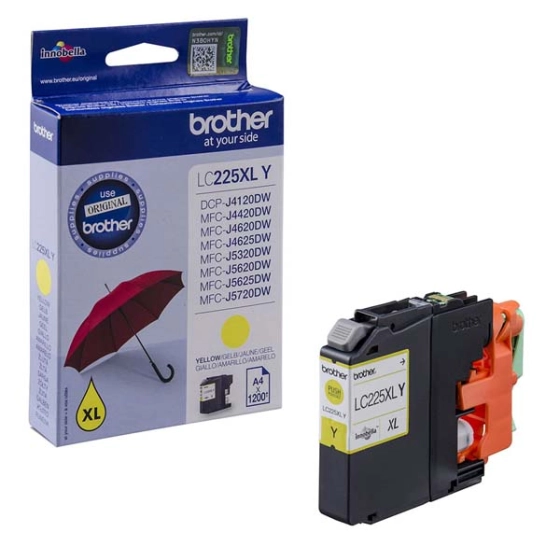 WYBIERZ JAKOŚĆ --> NOWY ORYGINALNY TUSZ DO DRUKAREK ATRAMENTOWYCH BROTHER MFC-J4620DW / MFC-J4420DW / DCP-J4120DW / MFC-J5620DW / MFC-J4625DW - ŻÓŁTY