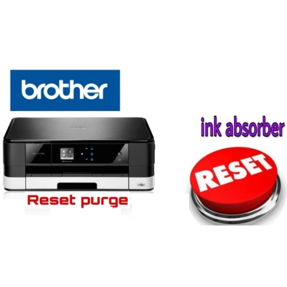 GĄBKI NA TUSZ + RESET LICZNIKA , INK ABSORBER NA TUSZ , POJEMNIK , POCHŁANIACZ TUSZU DO DRUKAREK BROTHER DCP 145C / 163C / 165C / 167C / 185C / 383C /
