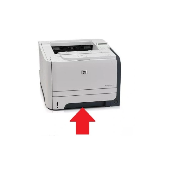 UCHWYT KASETY , FRONT / PRZEDNI PLASTIK GŁÓWNEJ KASETY NA PAPIER , KASETA (UCHWYT) DO WSZYSTKICH DRUKAREK Z SERII HP LASERJET P2030 / P2035 / P2050 /