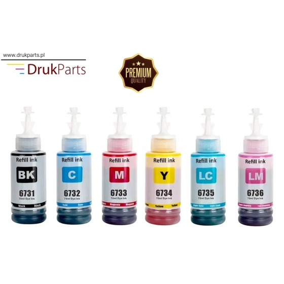 PROMOCJA --> PREMIUM TUSZE EPSON 673 ZESTAW / KOMPLET NOWYCH TUSZY DO DRUKAREK EPSON L1800 / L800 , ECOTANK L805 L810 L850 - BLACK + CYAN + MAGENTA +