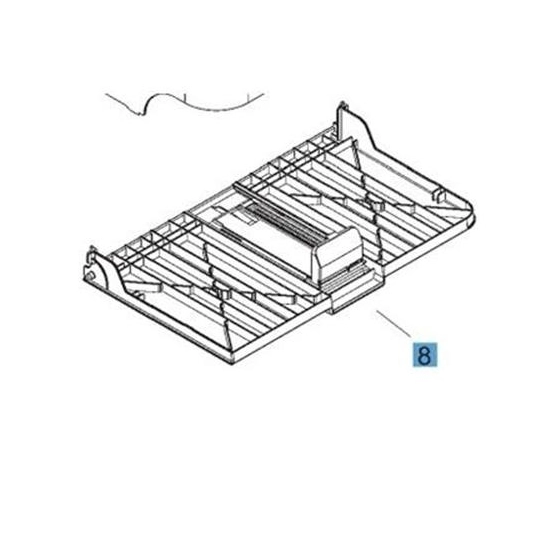NOWA TACA NA PAPIER , TACKA NA PAPIER , PODAJNIK PAPIERU DO DRUKAREK HP LASER JET P1566 / P1606 / M1536 / CP1525 - KOLOR CZARNY