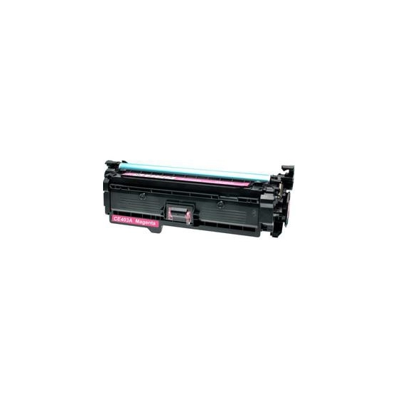 NOWY TONER , KASETA , WKŁAD DO DRUKAREK LASEROWYCH Z SERII HP LaserJet Enterprise 500 Color M551 / M570 / M575 - HP CE403A 6K Magenta - NOWY ZAMIENNIK