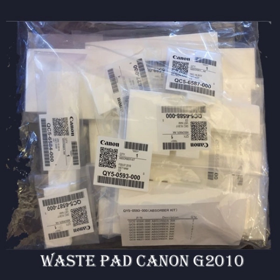 ORYGINALNY ABSORBER TUSZU , GĄBKI , POCHŁANIACZ , KOMPLET GĄBEK DO DRUKAREK CANON G1010 G1110 G1410 G1411 G1810 G2010 G2110 G2410 G2411 G2810 G3010 G3