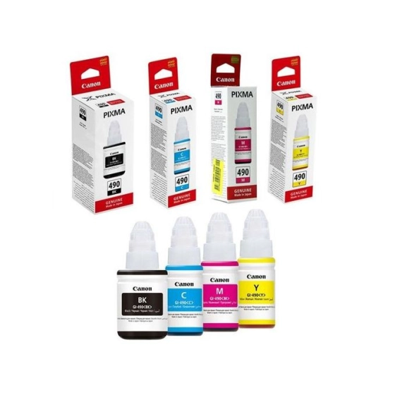 WYSYŁKA EXPRESS -> GI-490 , GI490 - NOWE ORYGINALNE TUSZE , ATRAMENTY , KOMPLET TUSZY DO DRUKAREK CANON PIXMA G1400 G1410 G1411 G2400 G2410 G2411 G241